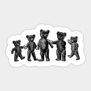 Bear family Sticker